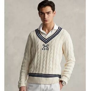NWOT Ralph Lauren Logo Cricket Sweater - Size XL